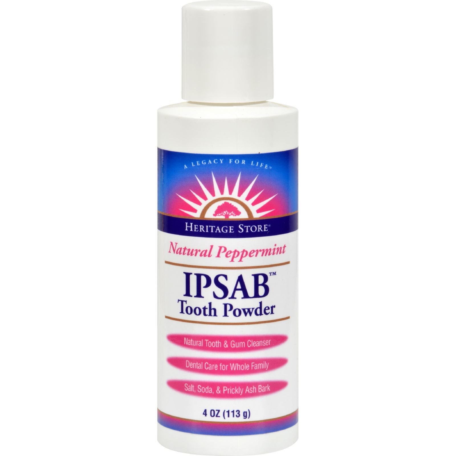 HERITAGE STOREProducts IPSAB Toothpowder Peppermint - 4 oz