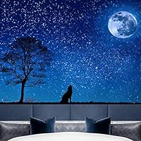Wall Mural The Beautiful Space World Removable Self-Adhesive Wallpaper Wall Decoration for Bedroom Living Room - 66x96 inches