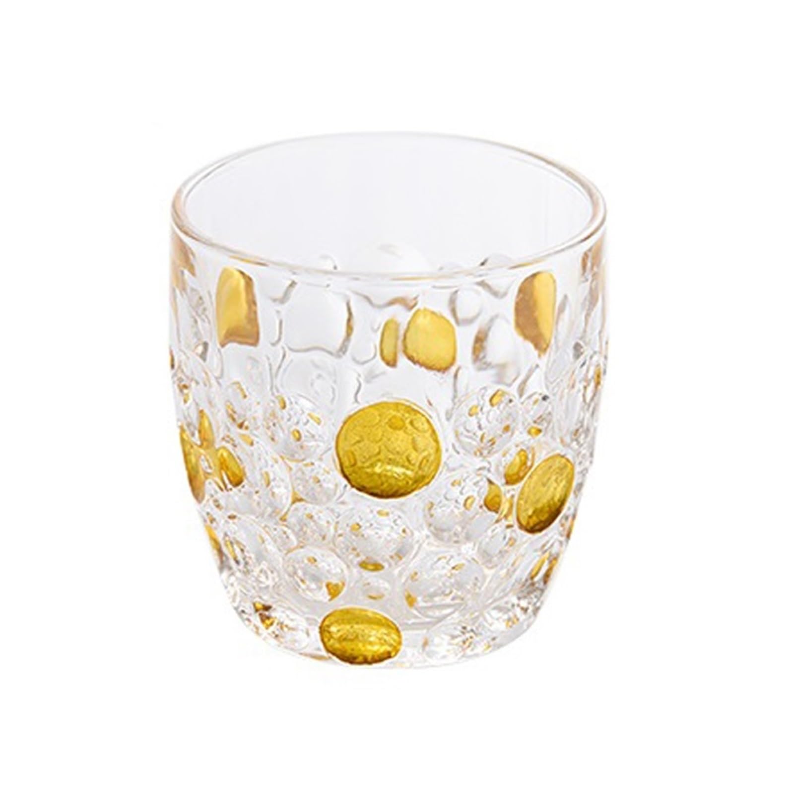 Vasos for beber de vidrio multicolor artesanal para cenas al aire libre y terrazas