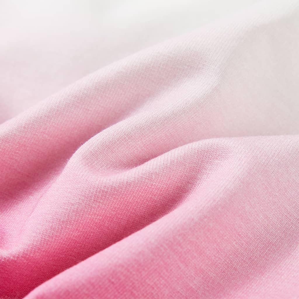 Sudadera para niños de color rosa claro de algodón con cuello redondo de manga larga, talla para niñas, niños, uso diario, ocio, escuela, cálido, cómodo, suave