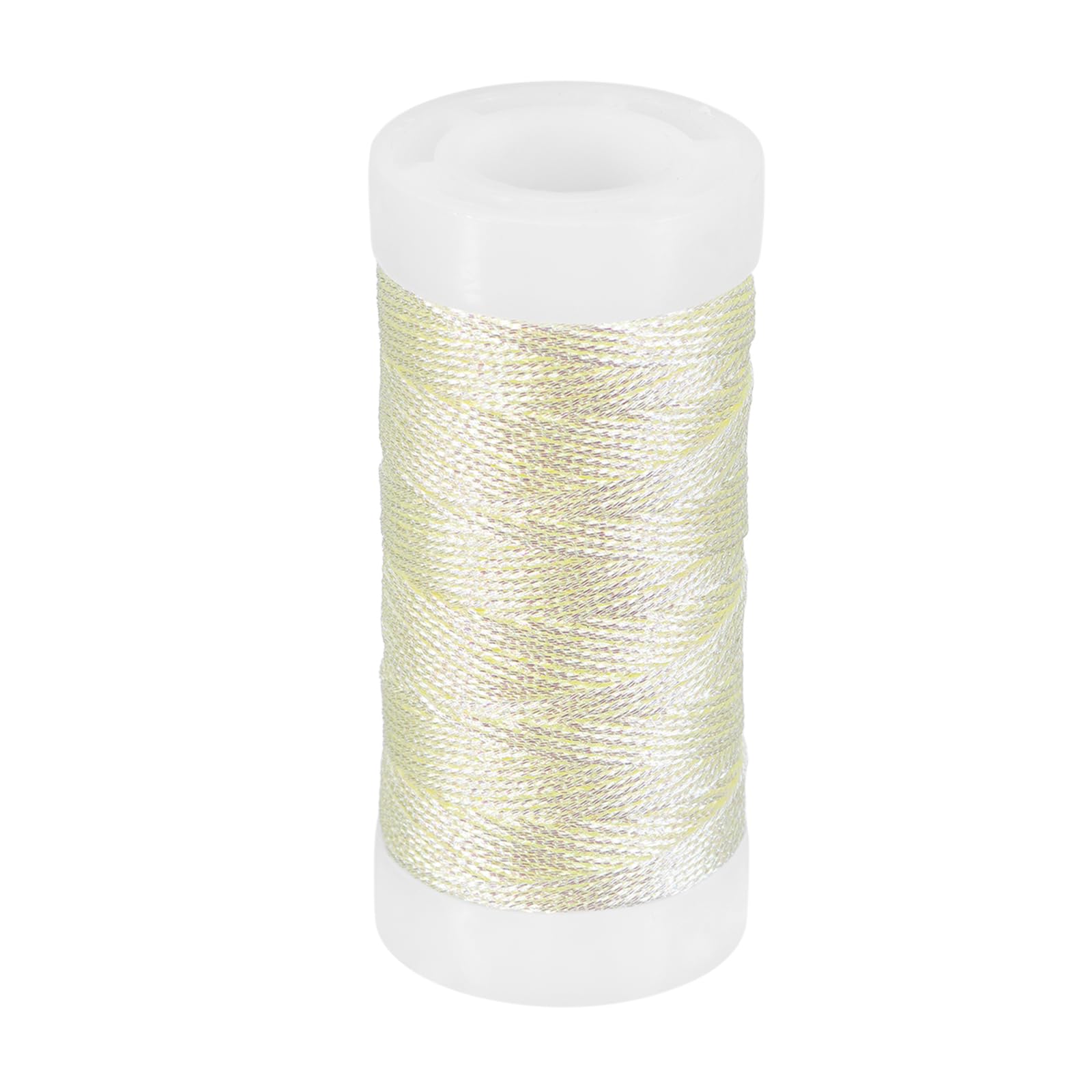 PATIKIL Metallic Thread, 46 Yards Embroidery Thread for Sewing Machine Hand Embroidery DIY Crafts Needlework Gift Wrapping Jewelry Making Decoration, Apricot — image 1