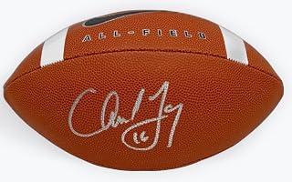 CHUCK LONG SIGNED OFFICIAL SIZE ALL FIELD FOOTBALL HAWKEYES AUTOGRAPH BECKETT AUTHENTICATION J31