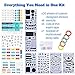 Perfect Planner Journal Supplies Kit - 32 Piece Set, Custom-Designed Supplies for Bullet Dot Journals and Planners, Includes Stickers, Stencils, Washi Tapes and Sticky Notes, by Wonderful Washi
