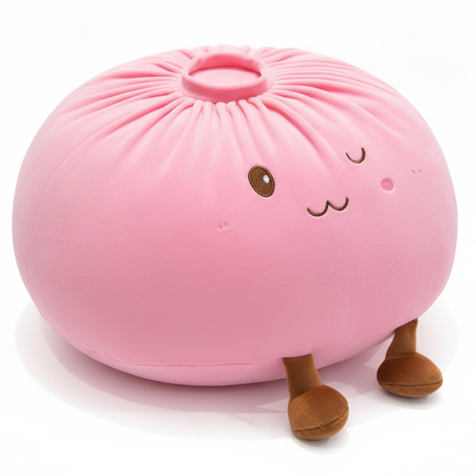 Grtheenumb Dumpling Pillow, Dumpling Plush 15.7 Inch Ultra-Soft Stuffed Animal Funny Food Plush Pillow for Kids Adults Home Sofa Bed Decor Style 1
