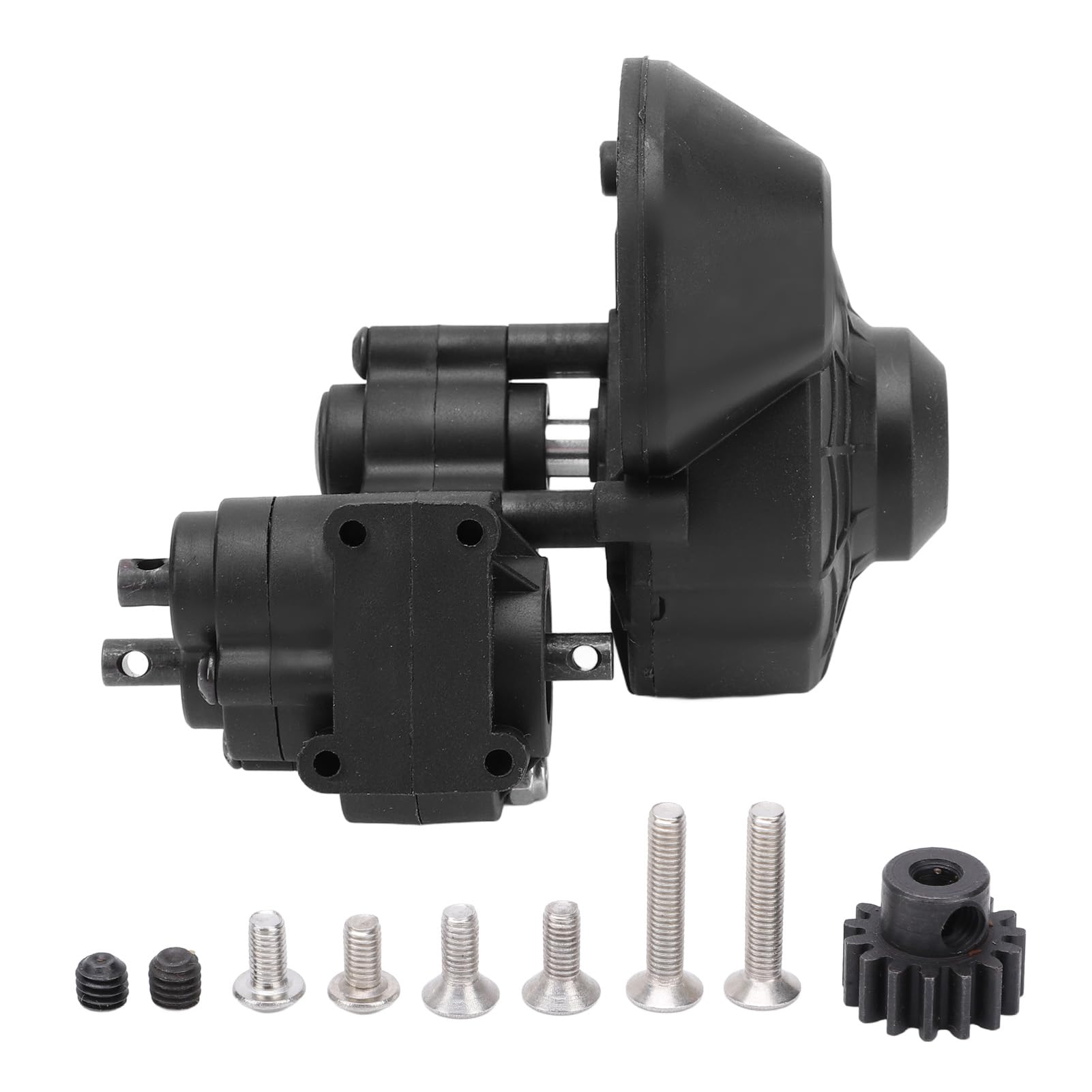 Pilipane RC Car Gearbox Plastic Center Transmission Gearbox with Gear for SCX10 1/10 Crawler Car 90046 90047 Premium Durable Easy Install Replacement Parts