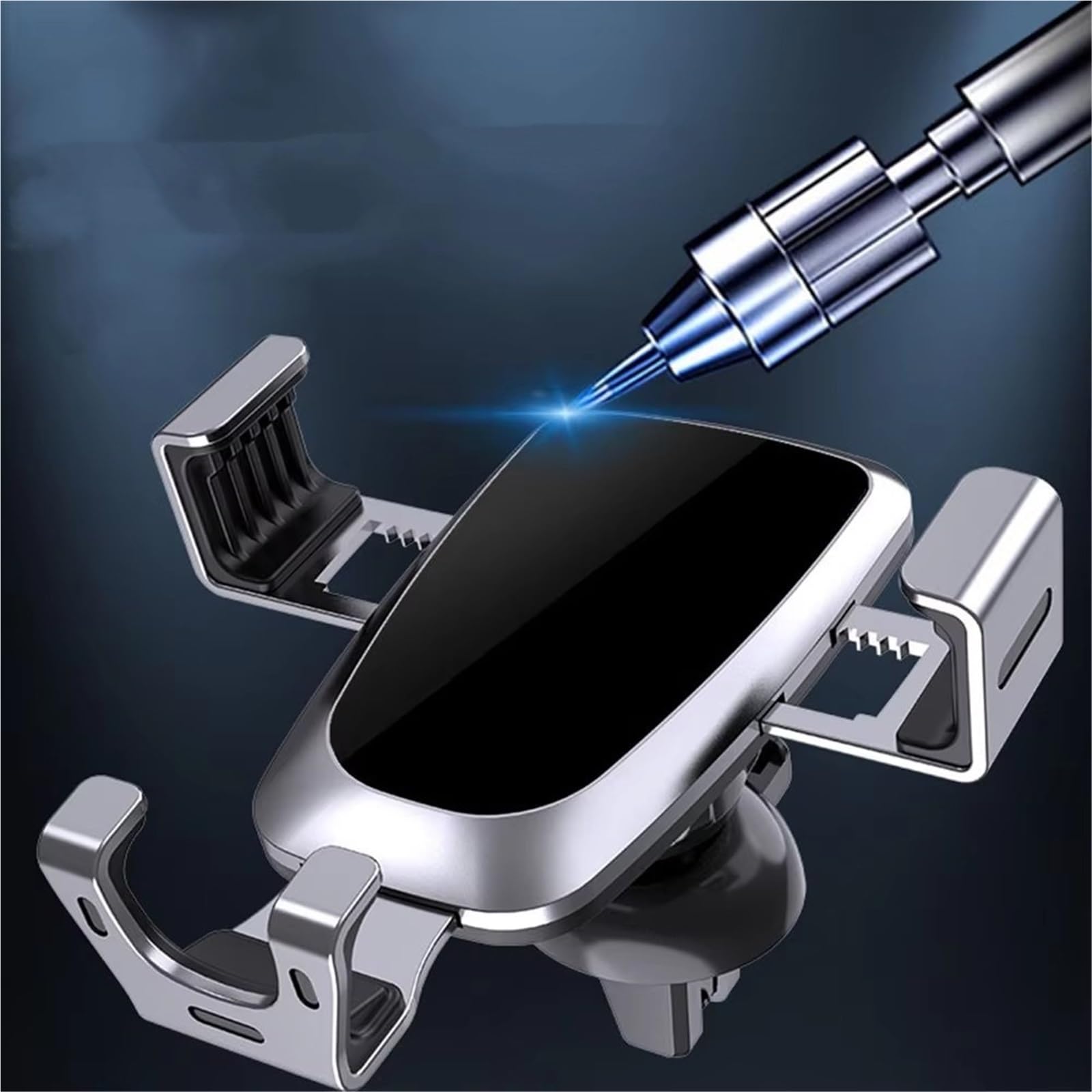 Per Iphone Universale Gravità Auto Telefono Supporto Sfiato Universale Smartphone Auto Supporto Clip Stand Accessori Porta Cellulare Auto(Black)