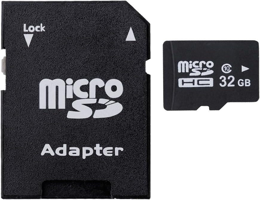 32GB 32G Micro SDHC Flash Memory Card with SD Card Adapter