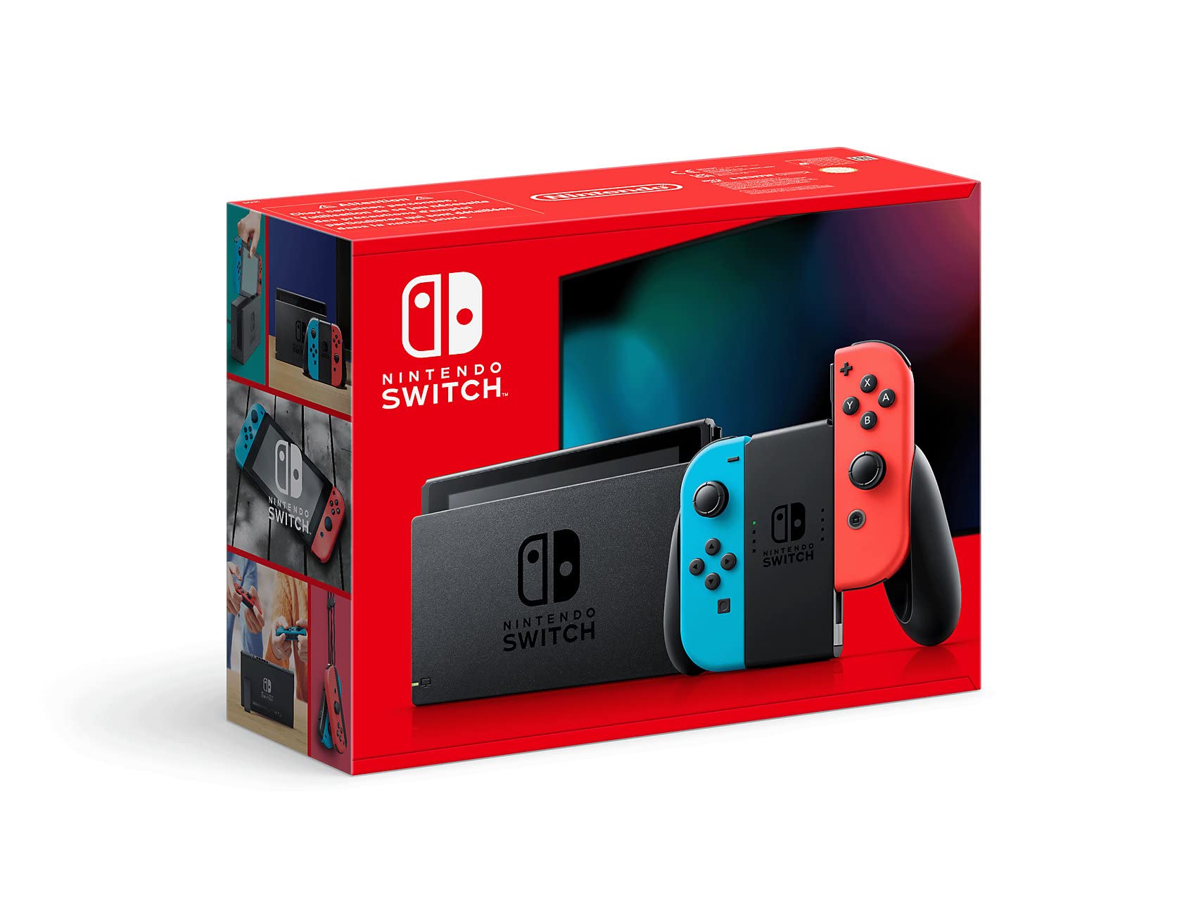 Nintendo Switch Konsole Neon-Rot/Neon-Blau Neue Edition