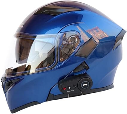 Casco Integrale Invernale Con Visiera, Casco Modulare Con Bluetooth  Integrato Unisex - Adulto, Stagioni Caschi Integrali Motocross Per Fornire  Una Migliore Protezione Di Guida Con Uno Strato Tampone : Amazon.it: Auto e