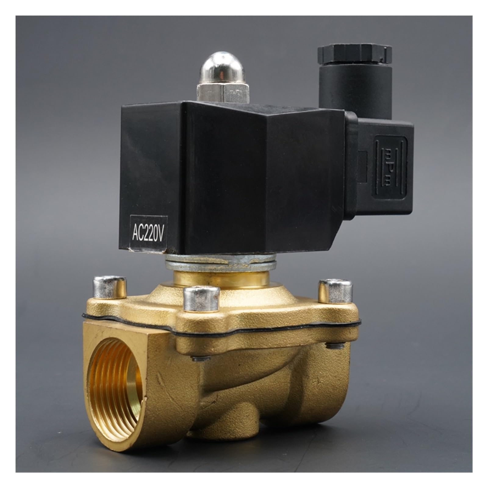 Zawór elektromagnetyczny wodny normalnie zamknięty Zawory mosiężne 22012V24V Powietrze Woda Gazowy zawór membranowy 1/4" 3/8" 1/2" 3/4" 1" 2" Płyn przemysłowy(DN25,DC12V)