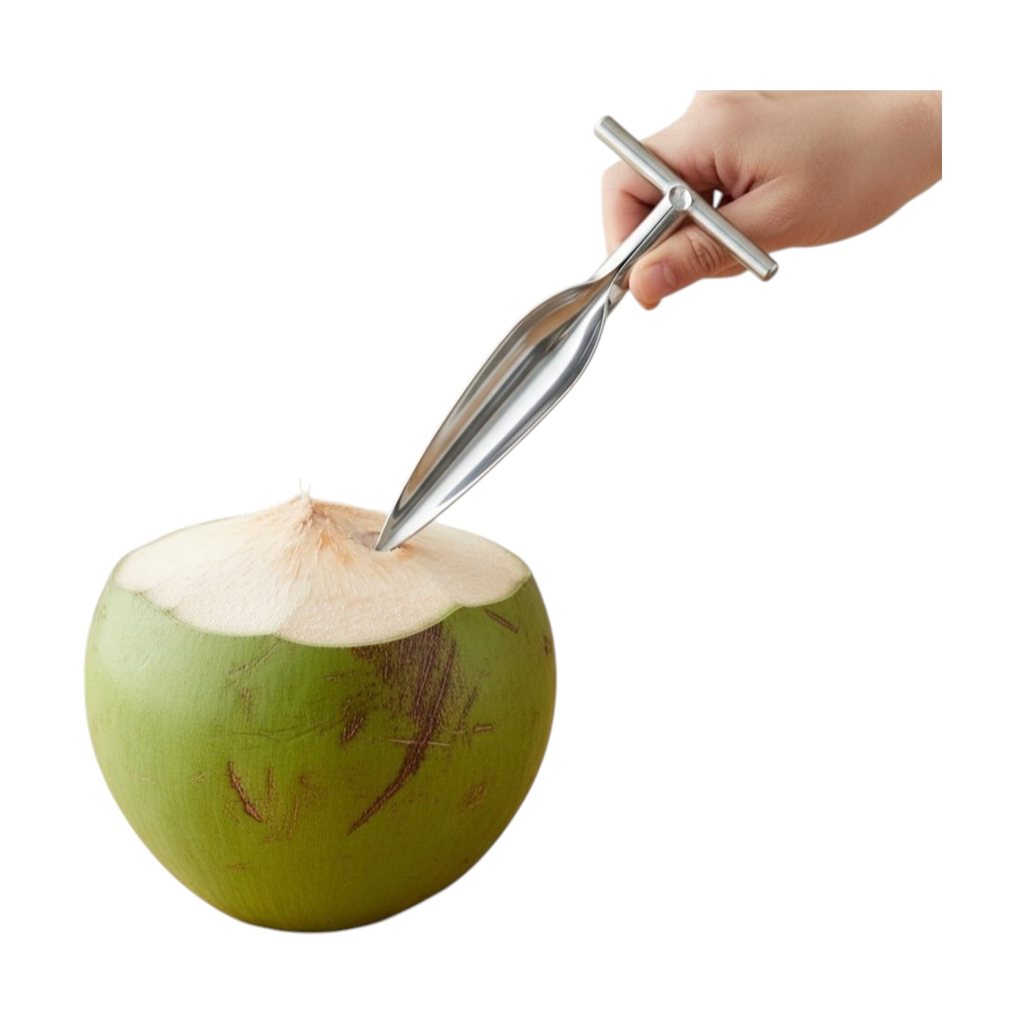 Stainless Steel Coconut Opener Tool, Coconut Driller, Coconut Opener Machine, Coconut Opener Knife, Coconut Water Opener- (Pack- 1)-image-12