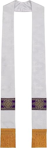 Miniatura 7 de FAD-4U Sacerdote Católico Celebrante Casulla Iglesia Clero Vestiduras Túnica