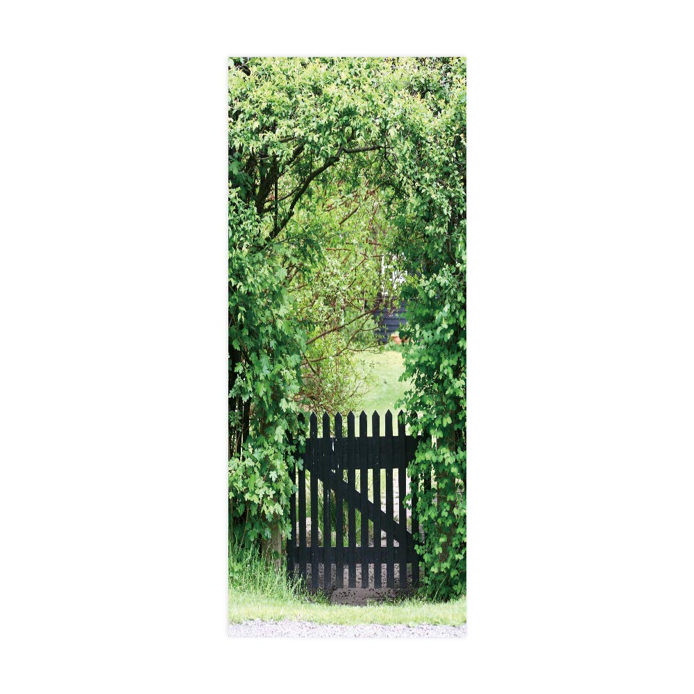 Papier peint art décor forêt mystique | Sticker de porte évasion 3D