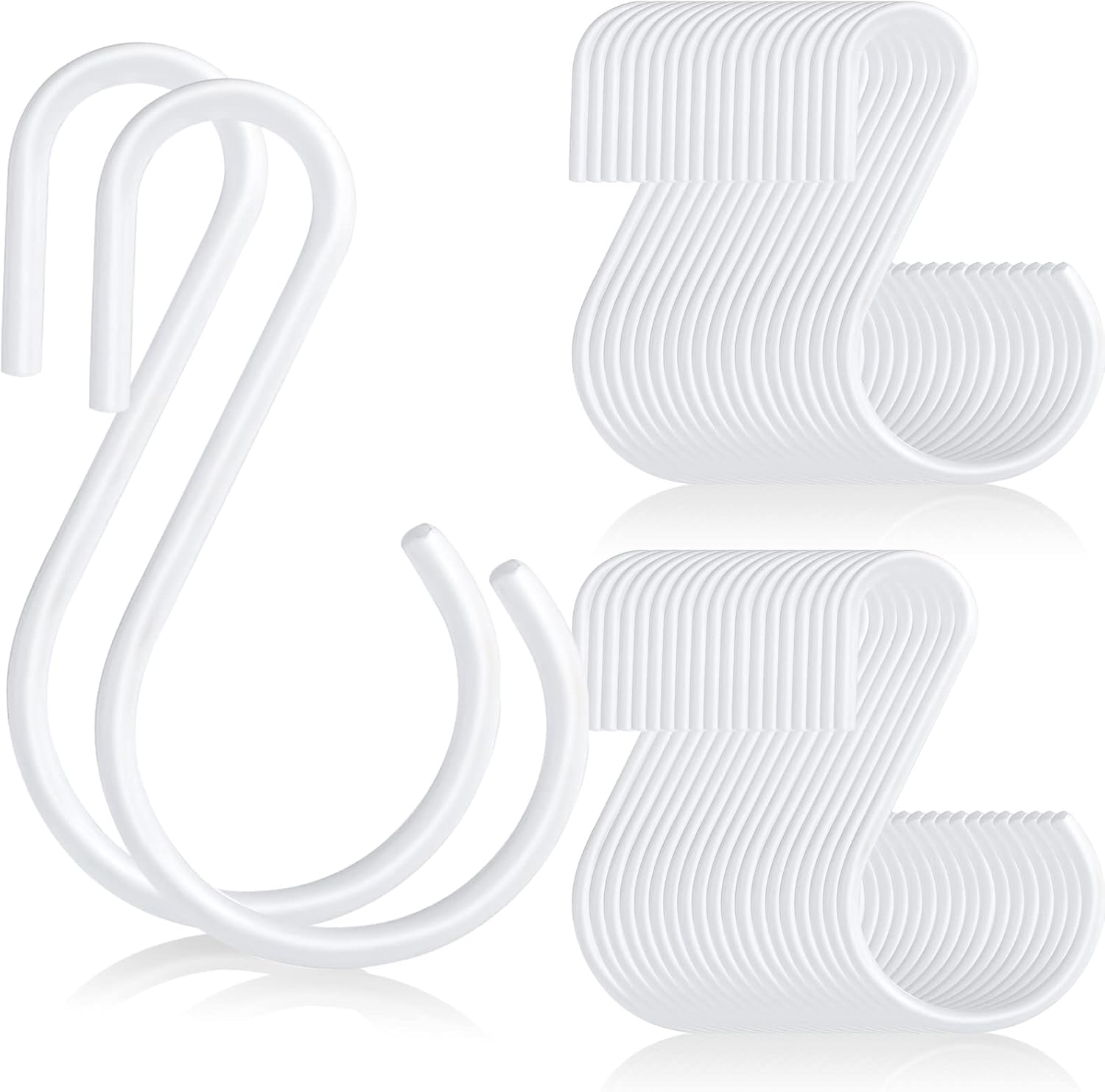 60 Pcs S Hooks Mini S Shaped Heavy Duty Metal Hooks for