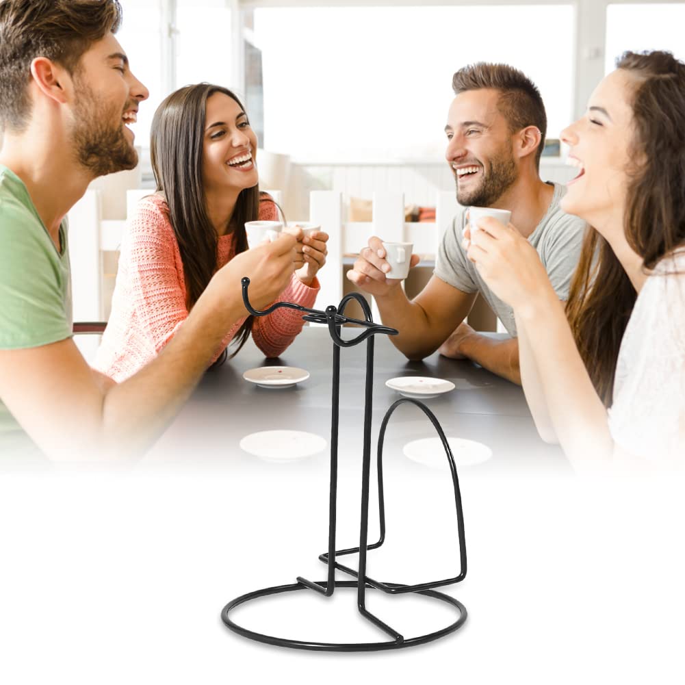 Supporto Portabicchieri Ad Albero IMIKEYA, Set Da 2 Pezzi In Acciaio Inossidabile, Per Risparmiare Spazio In Cucina