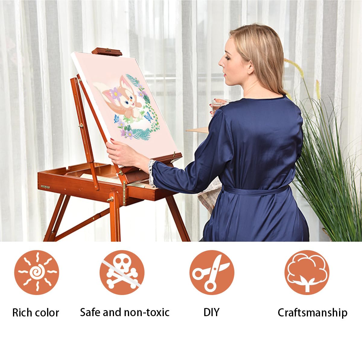 Amazon.co.jp: ダッフィー フレンズ 数字キットによる絵画 デジタル