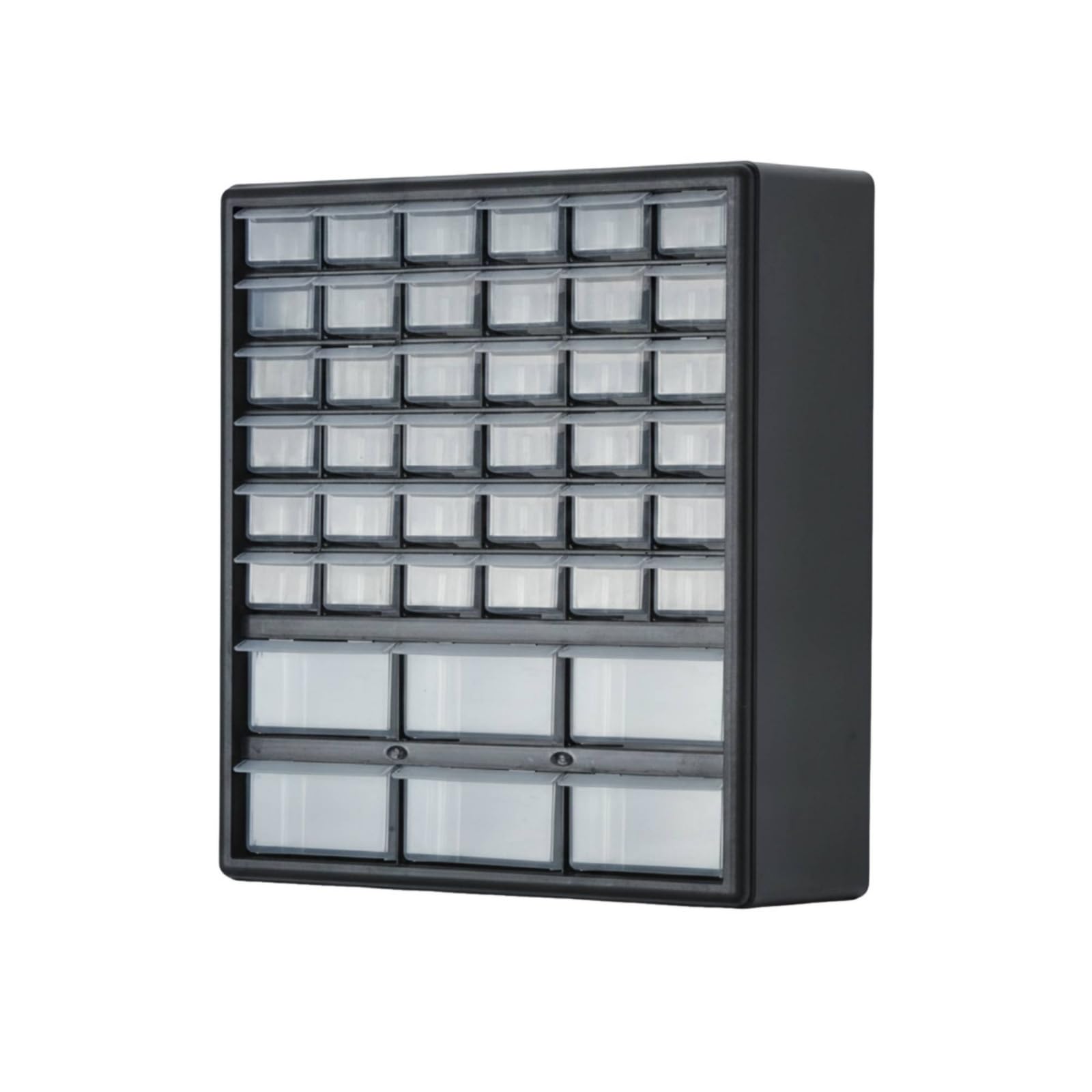Organizer Cassetti Mini Cassettiera per Componenti Plastica Trasparente Porta Oggetti per Minuterie Elettronica Costruzione Adatto per Ufficio Garage Laboratorio Casa