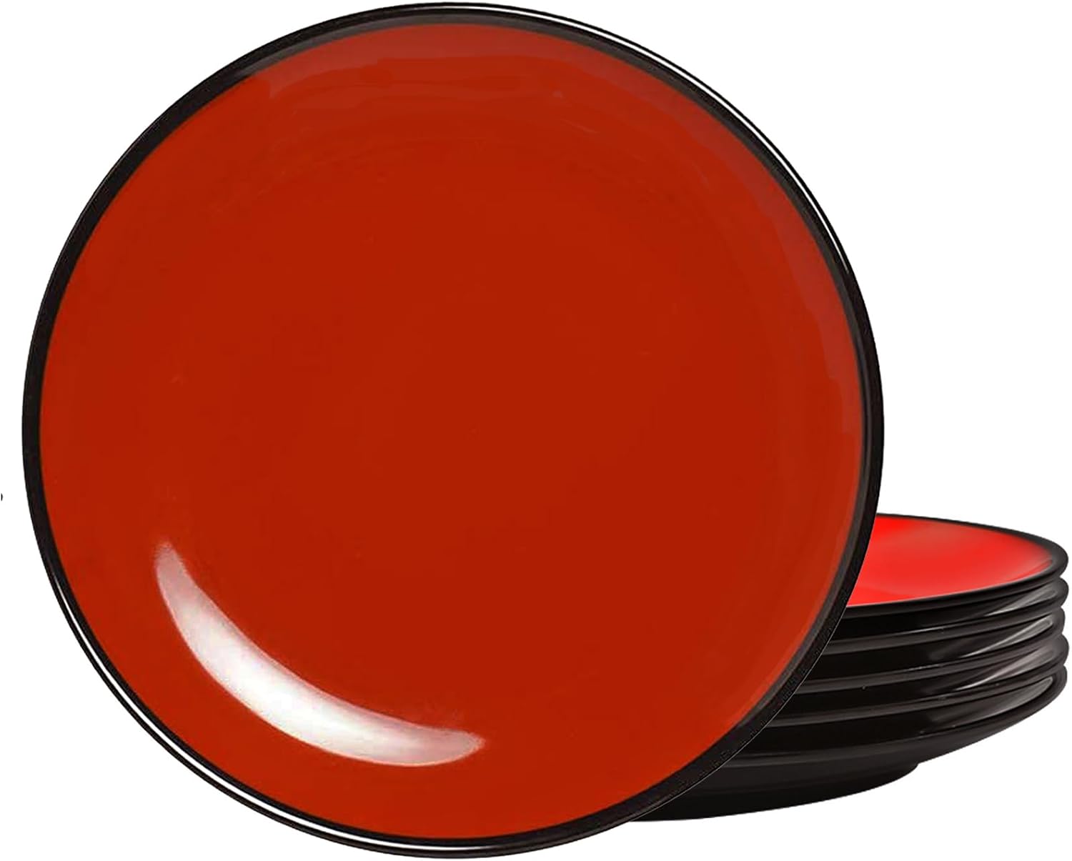 TP 11" Melamine Dinner Plates, 6piece Plate Set