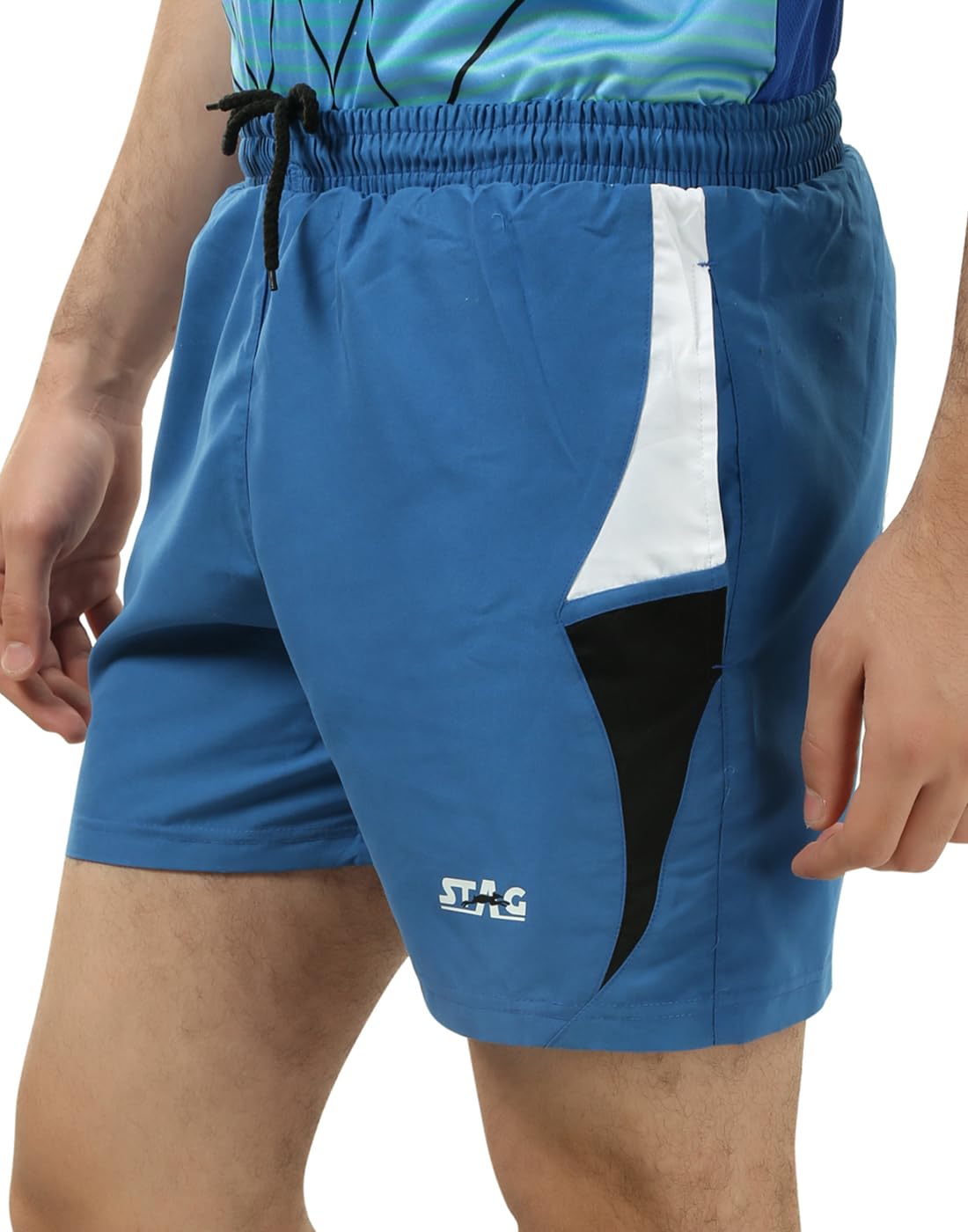 stag iconic Men’s Blade Performance Sports Shorts with Elasticated Waistband – Royal Blue-picture-18