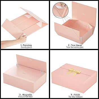【VALIS】Holiday Gift Box 【未開封】 Amazon.com: BoShahai 10 PCS Gift Boxes with Lids, 10.6x7.8x3