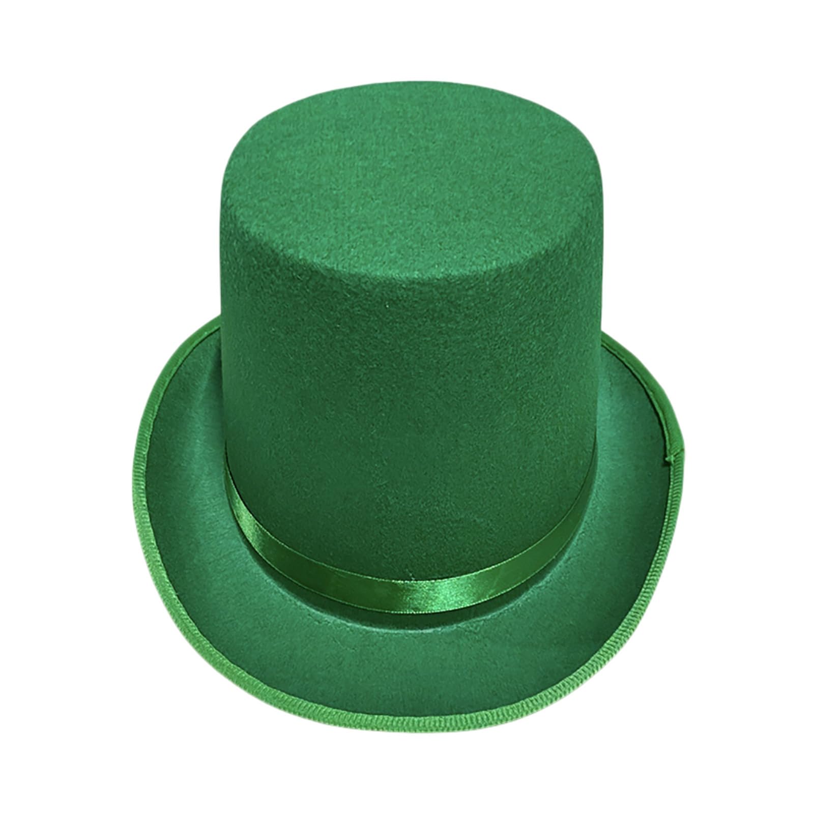 2026 Bucket Hat Suitable for Party Performances Prop Hats Stage Top Casual Style Cosplay for Spring Outdoor (Green, S)