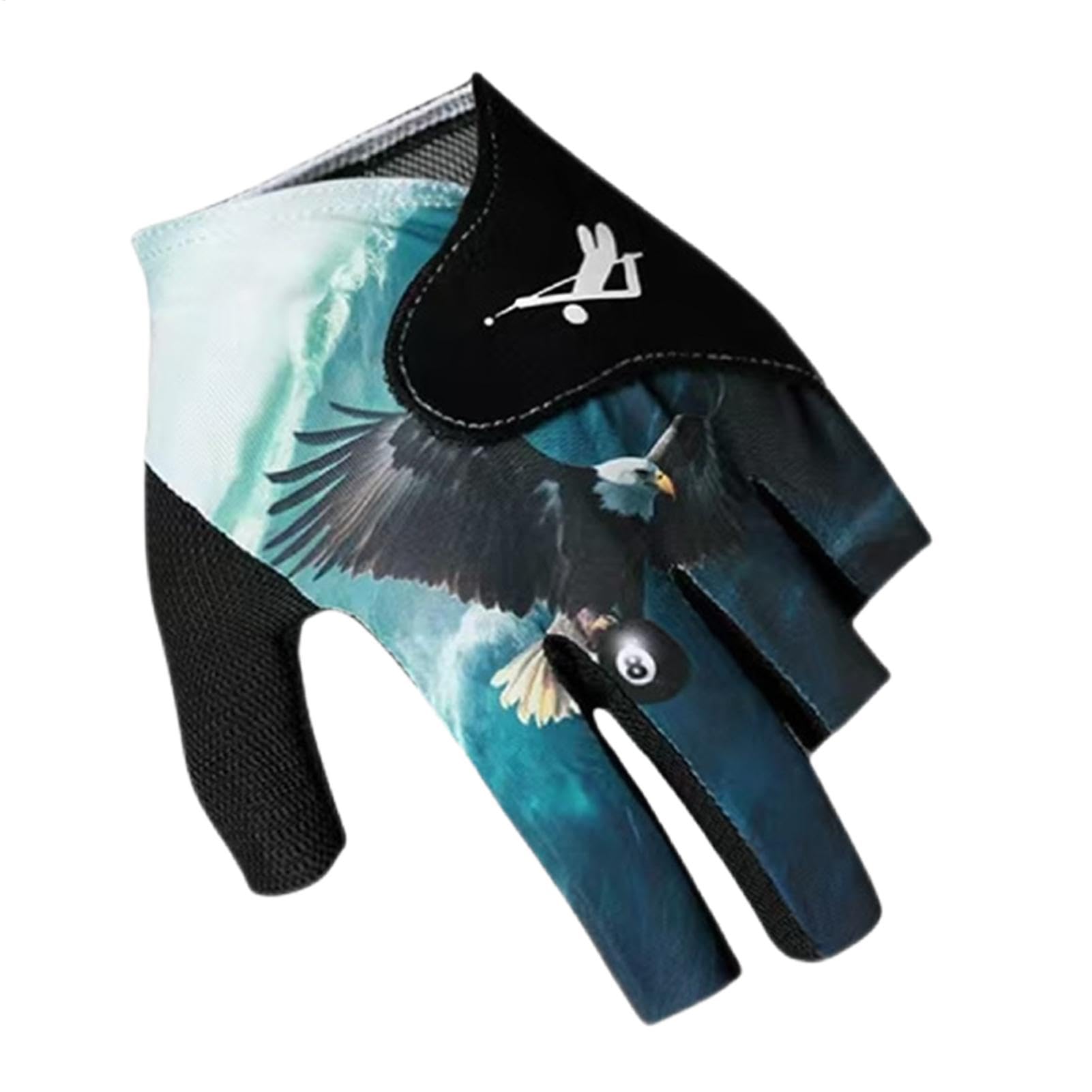 Pool Glove - Adjustable Breathable Billiard Gloves for Men,Lightweight Multifunctional Billiards Accessories for Men Women Left/Right Hand