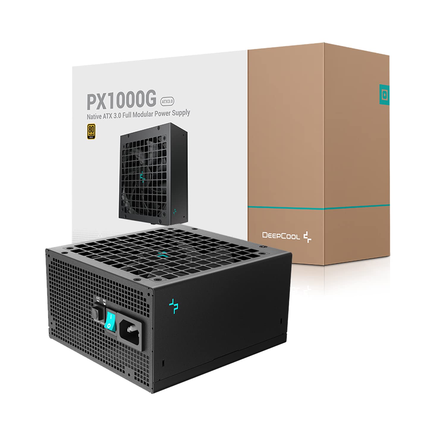 DeepCool PX1000G 1000 Watt, 80 Plus Gold /Cybenetics_Platinum, ATX 3.0 Fully Modular PSU/Power Supply for Gaming PC -R-PXA00G-FC0B-UK