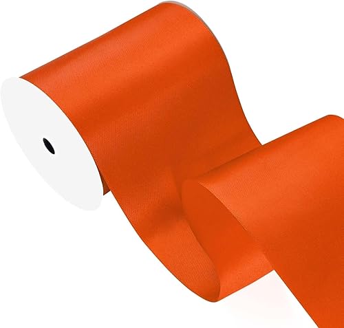 Miniatura 149 de Cinta de satén verde esmeralda de doble cara de 1-1/2 pulgadas x 50 yardas, cinta de poliéster verde esmeralda para envolver regalos, muy adecuada