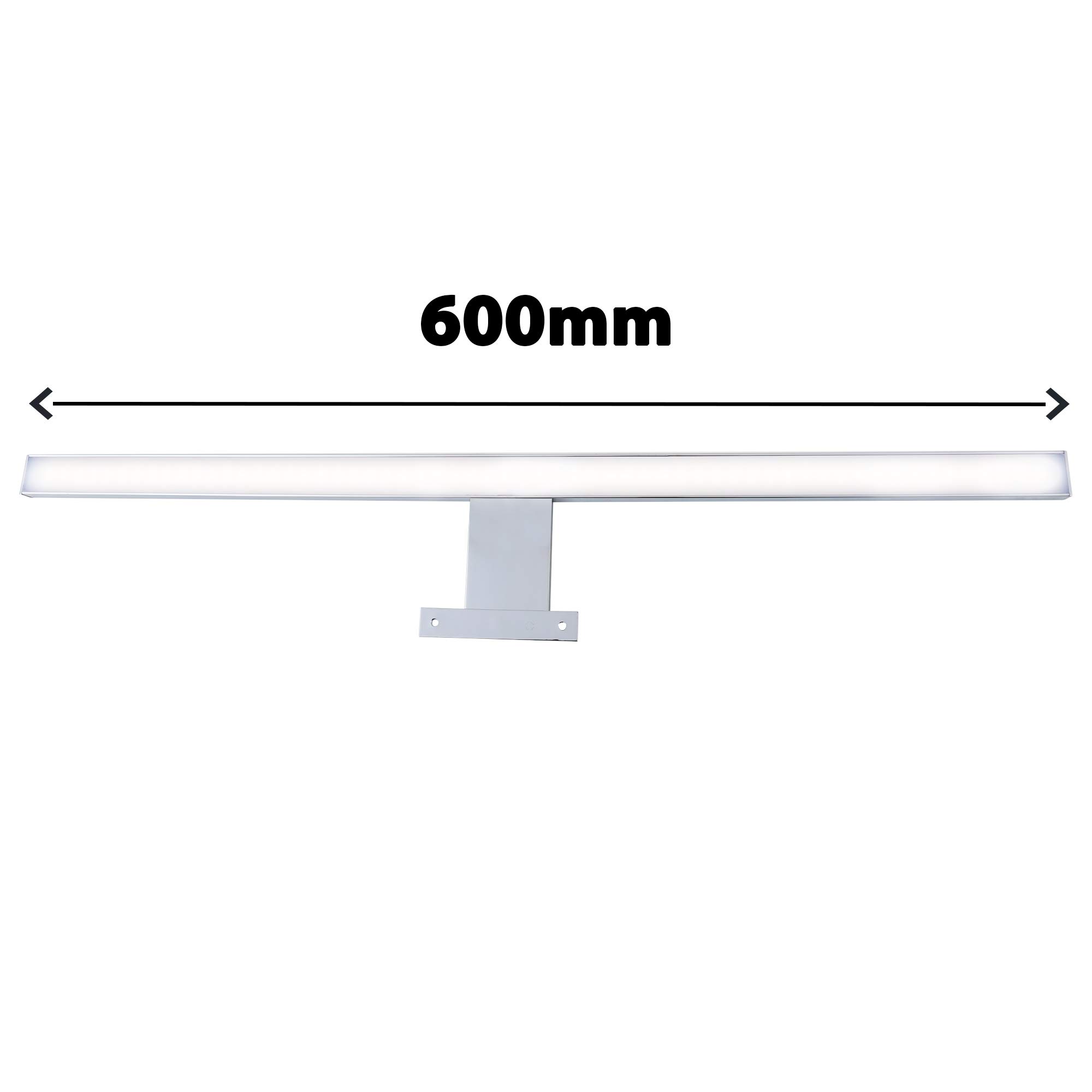 BRILONER - Badkamerlamp - 2299018 - Chroom - 600x103x36mm (LxBxH) - 1