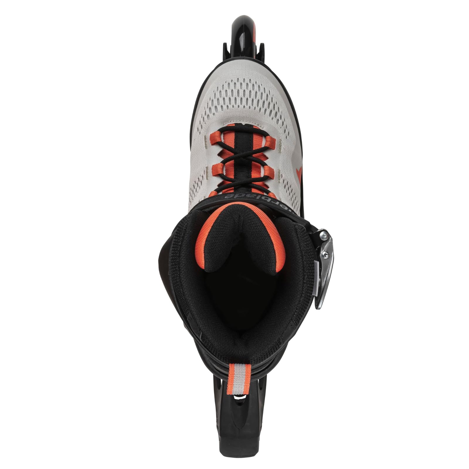Rollerblade MACROBLADE 80 W Pattini in Linea, Pattini in Linea Freestyle e Urban da Donna con Chiusura con Fibbia, Grigio/Corallo