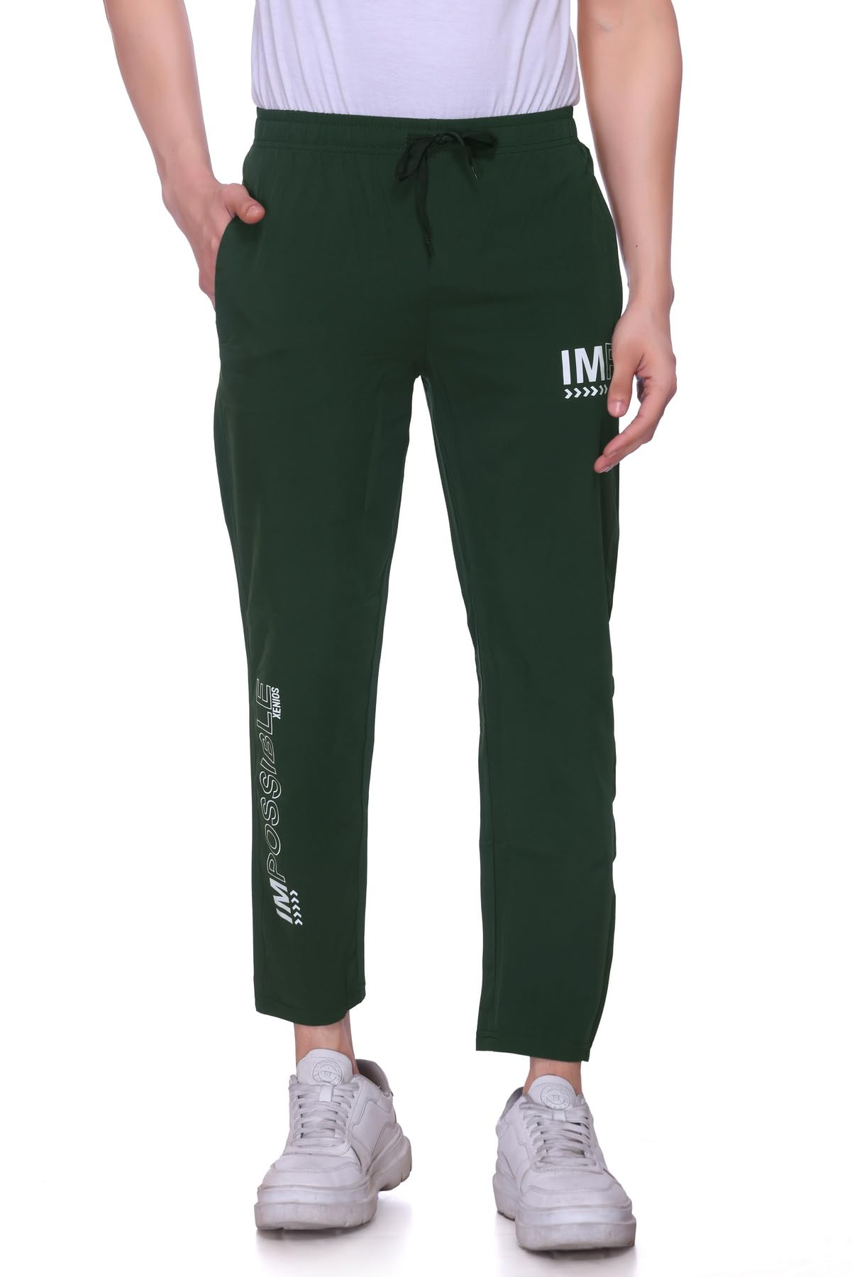 xenios Men's Cotton Regular Fit Track Pant-MPYJ-37_GREEN-picture-33