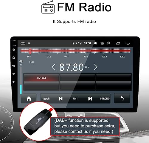 Miniatura 9 de Para Suzuki Grand Vitara Radio 2005-2019 Radio estéreo para coche Android 12 Inalámbrico incorporado CarPlay Bluetooth Unidad Principal 9 Pulgadas