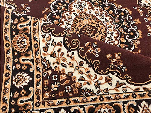 Image of Winter Warm Floral Soft Velvet Touch 4x5 Feet Anti-Skid 1 Inch Thick Cozy Area Rug