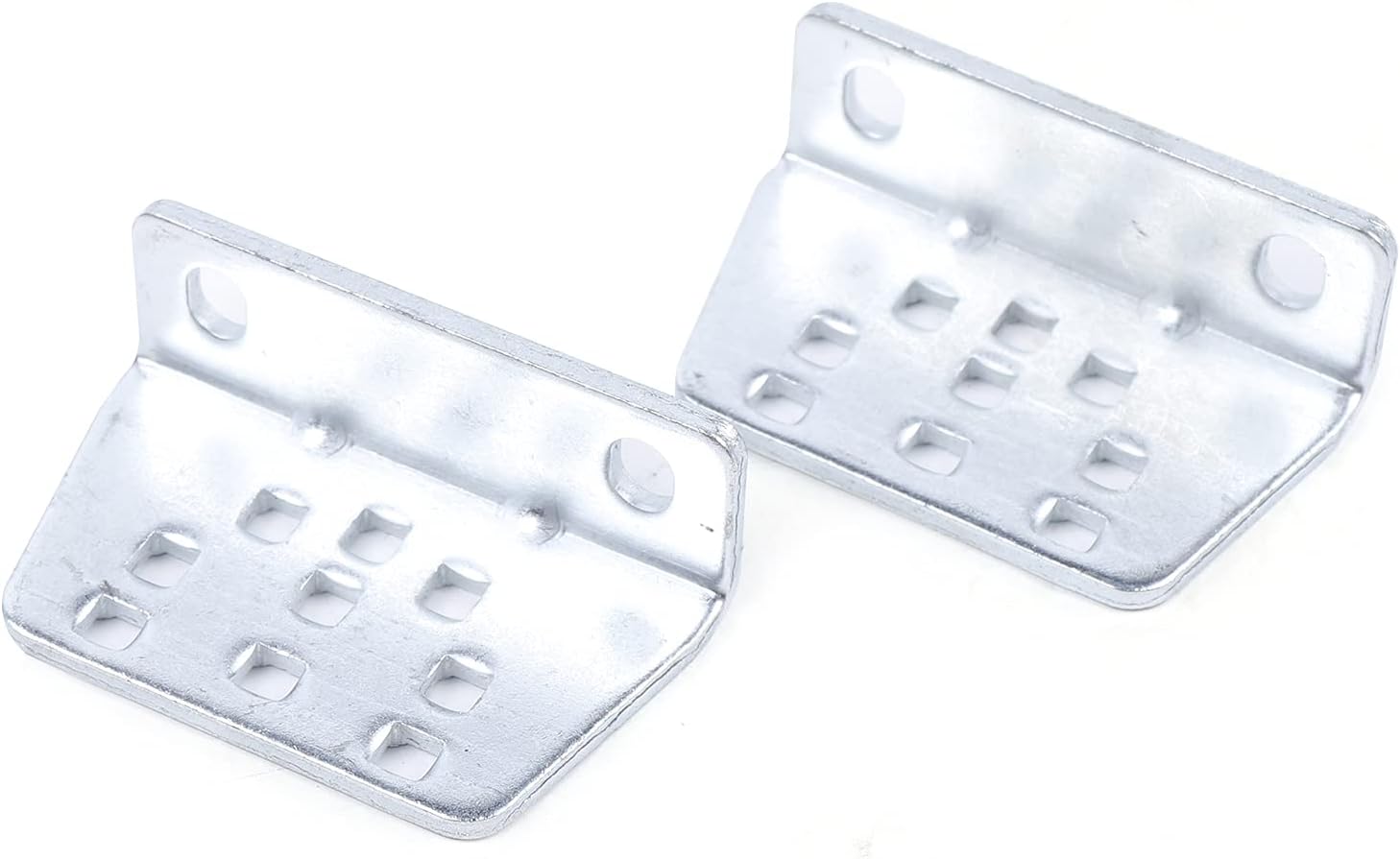 Metal mounting brackets for gate opener