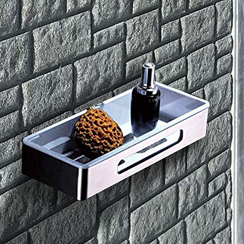 Image of Aquieen Multi-Purpose Wall Shelf - Stainless Steel 304 & ABS for Bathroom & Kitchen