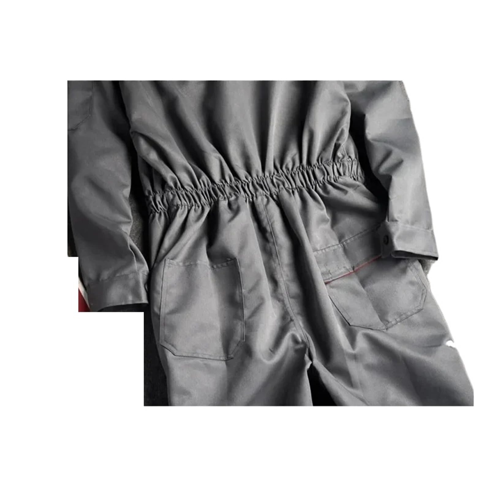 Grembiule da saldatore, Tuta da lavoro completa Saldatura for officina di riparazione auto Meccanico Salopette falegnameria(Long sleeve,4XL)