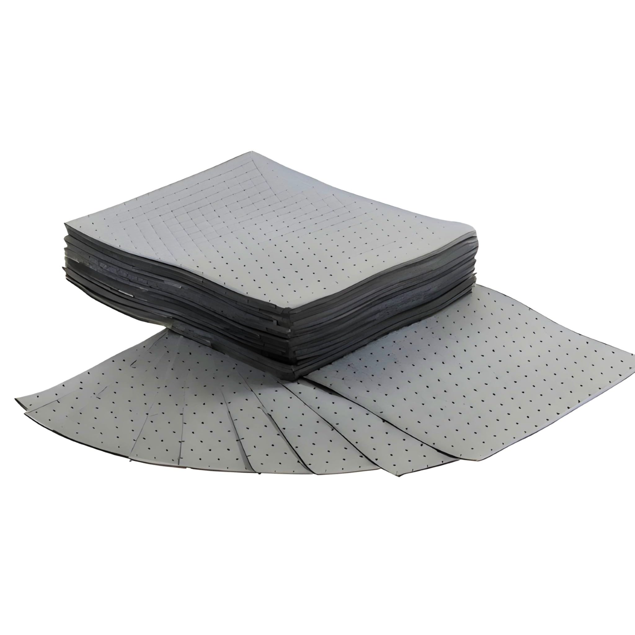 Bricoloco - Tappetini assorbenti per acqua, oli, idrocarburi e altri liquidi | Assorbitore triplo strato anti pelucchi. Foglia di 50x40 cm assorbe fino a 1/2 litro di liquido (100, 50x40 cm.)