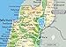 Pictorial Map of Israel - 23.4 x 16.5 inches - Paper Laminated