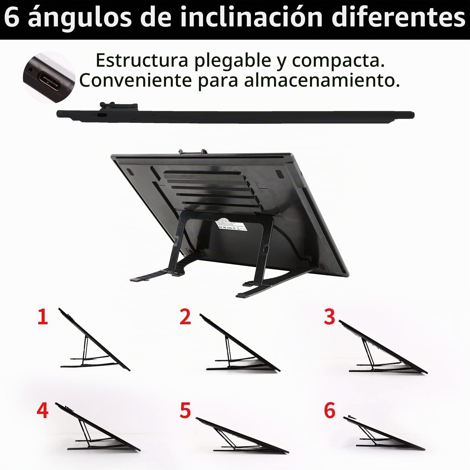 TOHETO A3 Recargable Mesa de Luz Para Calcar con Bolsa, Soporte Integrado,Clip Magnético, Mesa de Luz Dibujo Tableta de Luz, LED Tableta de Luz Dibujo de Dibujo para Bocetos Diseño 5D Diamante Pintura