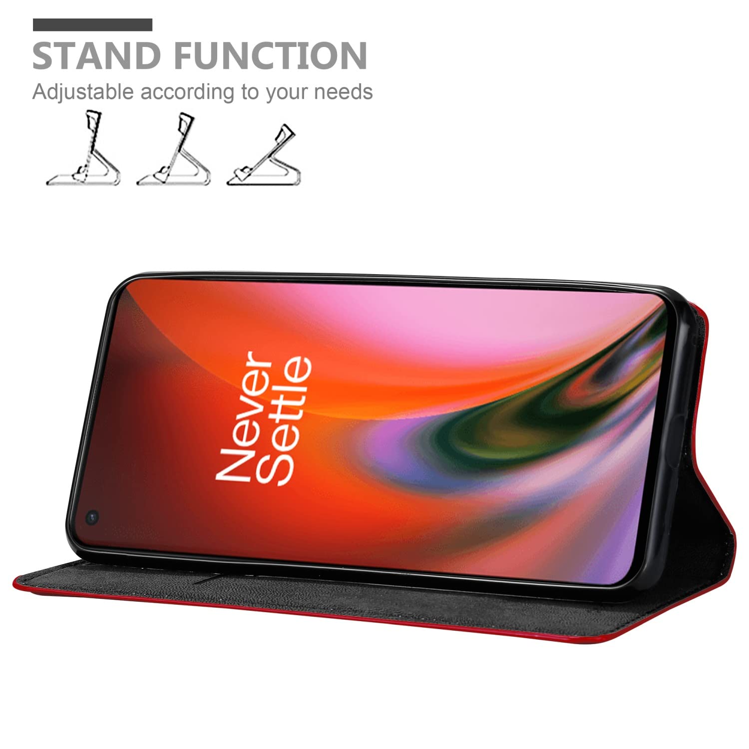 Cadorabo Custodia Per OnePlus Nord CE 2 5G A Libro Invis. Stile Magnete Oneplus Nord Ce 2 5g Cover Sm 24462963