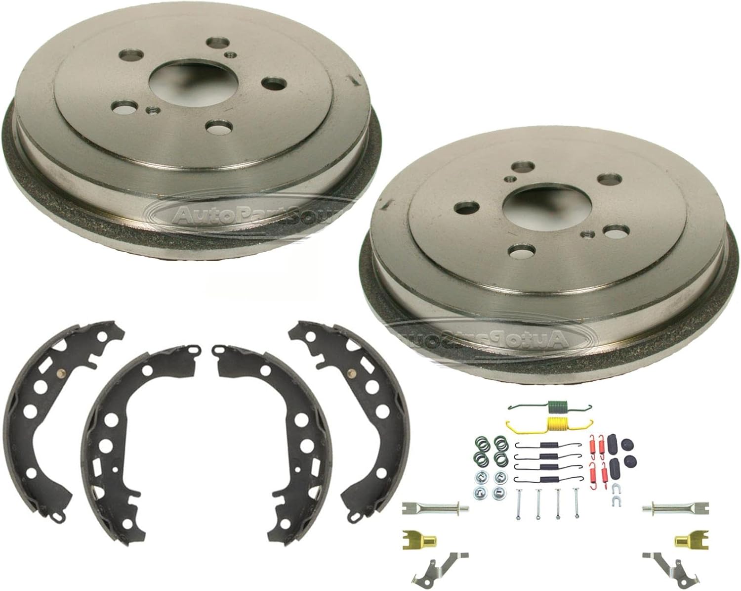Rear Brake Drums Shoes Springs Replacement Parts For Toyota Corolla Built In Japan Vin (J) 05-08