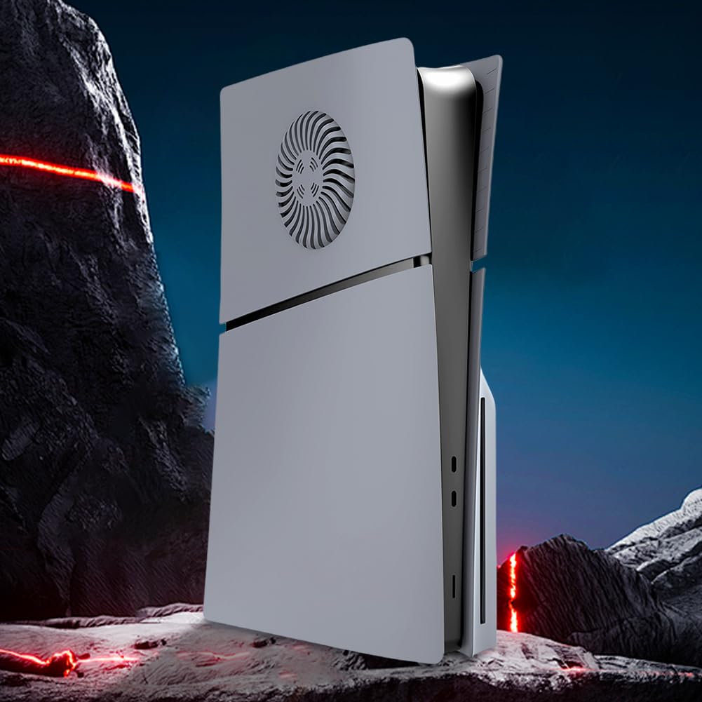 ABS Hard Shell Faceplate con sfiato di raffreddamento per PS5 Slim Disc/Digital Console per SLIM caso di sostituzione