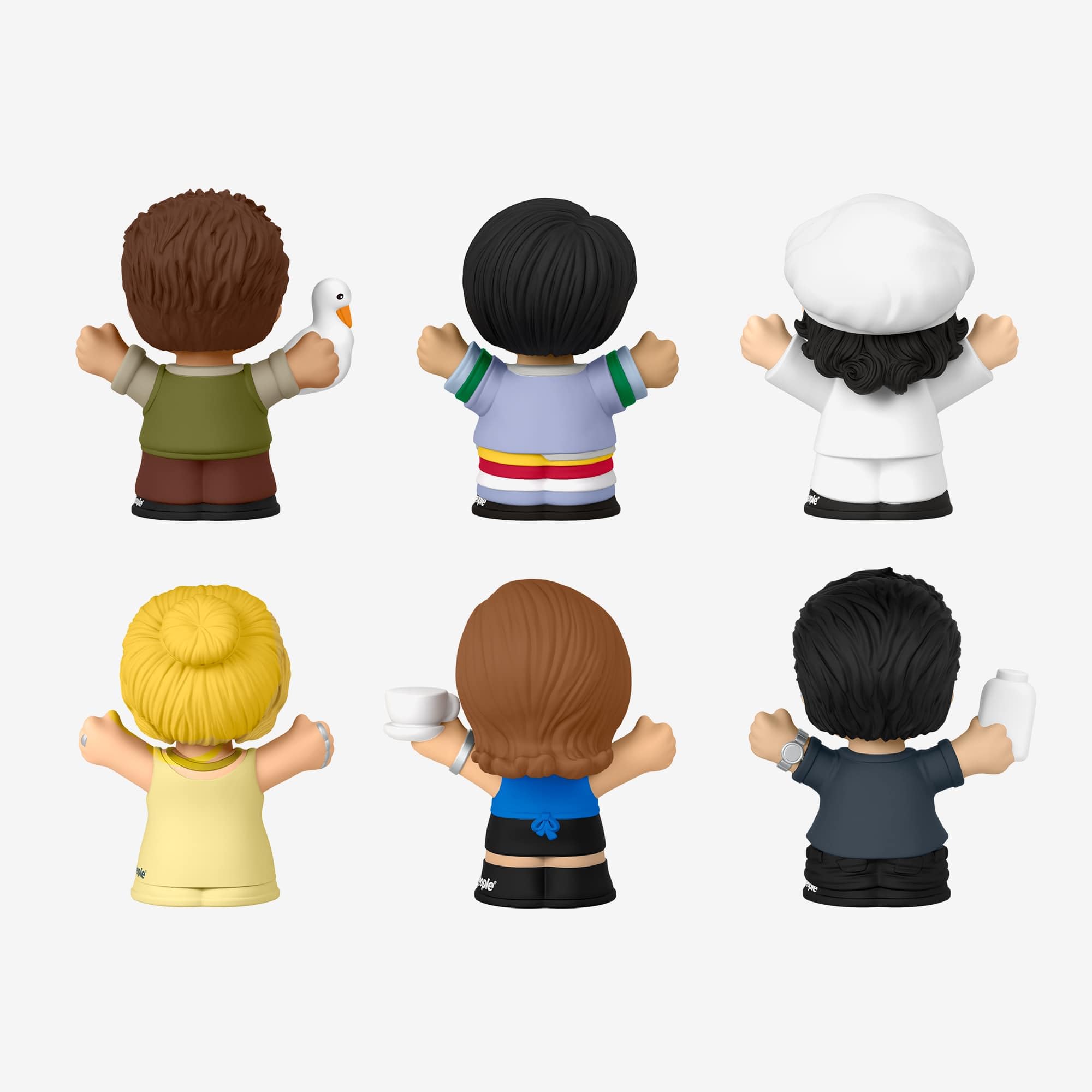 Little People Collector Friends Przyjaciele Inspirowany serialem zestaw dla dorosłych i fanów, 6 figurek w ozdobnym opakowaniu, HPH05