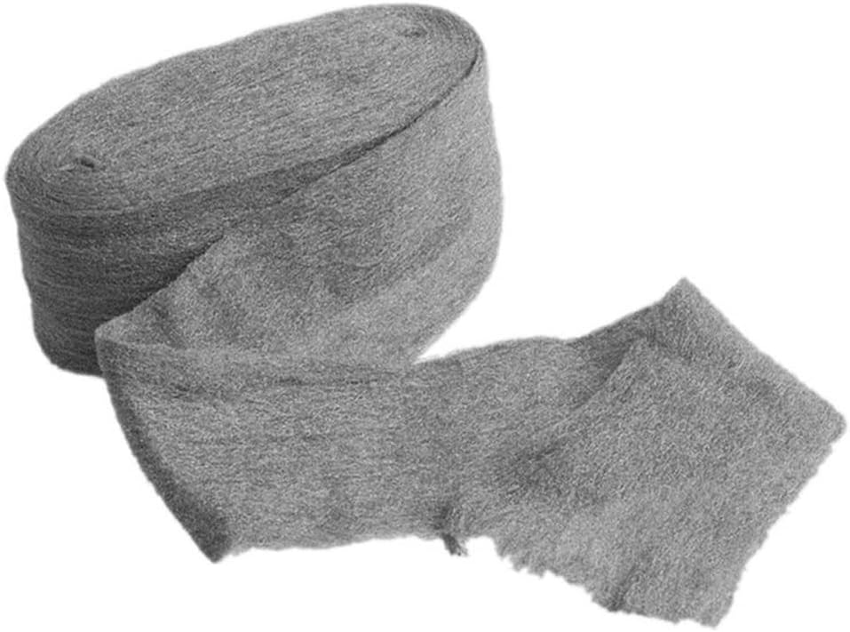 1X Grade 0000 Steel Wire Wool 3.3m for Polishing Cleaning Remover Good