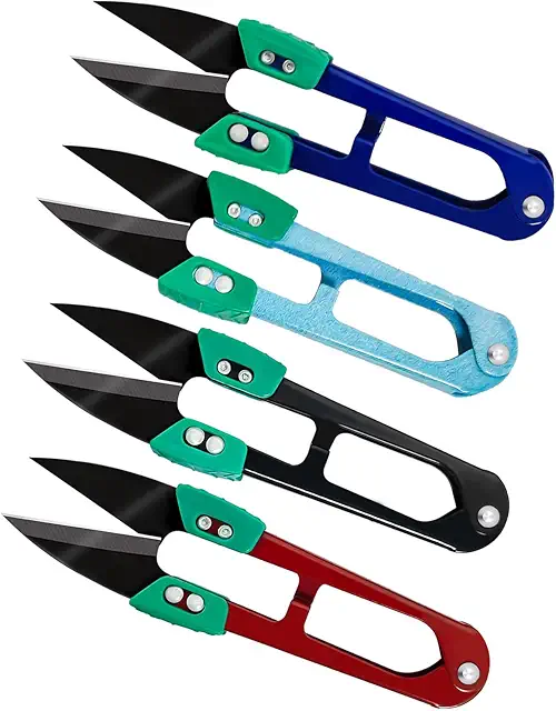 Lot de 4 Ciseaux de Couture Coupe-fil - Ciseaux Tissus, Broderie, Artisanat