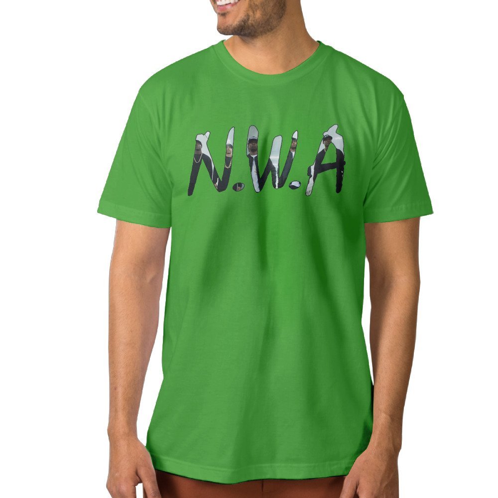 Vintage Men's Tshirts N W Gangsta Rap Logo Natural