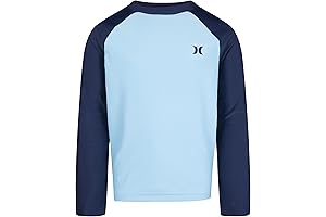 Hurley Boys' Long Sleeve UPF 50+ Rash Guard: Sun Protection and Style