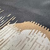 Asuexpect Black Beige Blackout 2 Panels Sets Paisley Flower Shabby Chic Vintage Window Treatments French Victorian Farmhouse Drapes Living Room Bedroom 90% Darkening Gothic Curtain 52x84 Inch