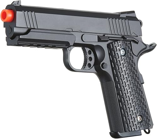 Miniatura 9 de Galaxy G25D Metal 1911 Airsoft Spring Airsoft Pistola - Tierra oscura - Brazos del Reino Unido