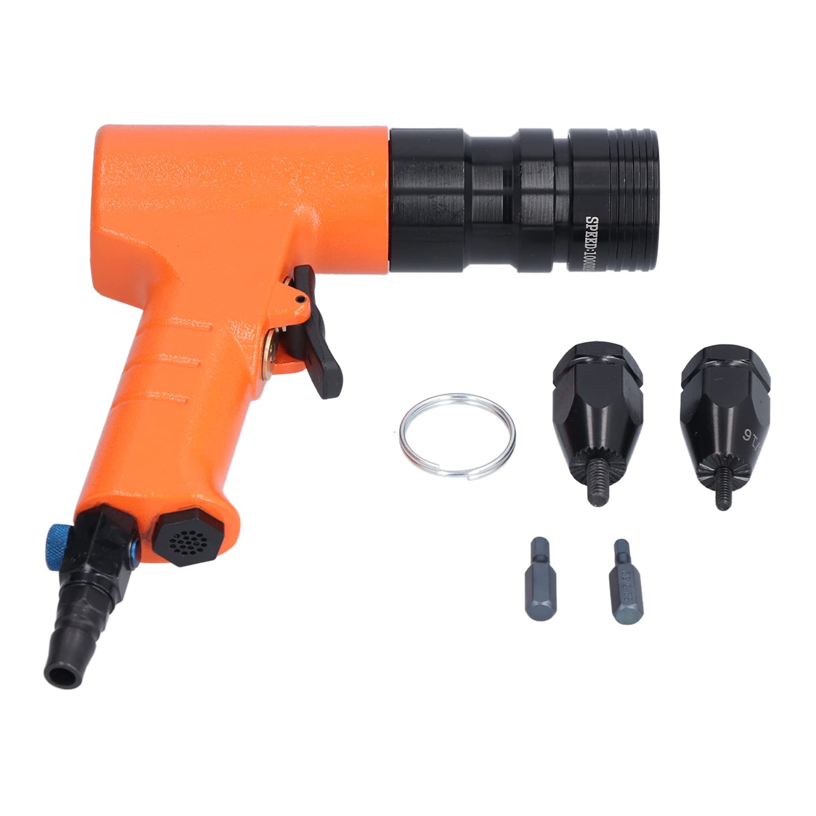 Pistola pneumatica per dadi per rivetti KV-802BF con 3 mandrini da 16 pollici 1 4 pollici